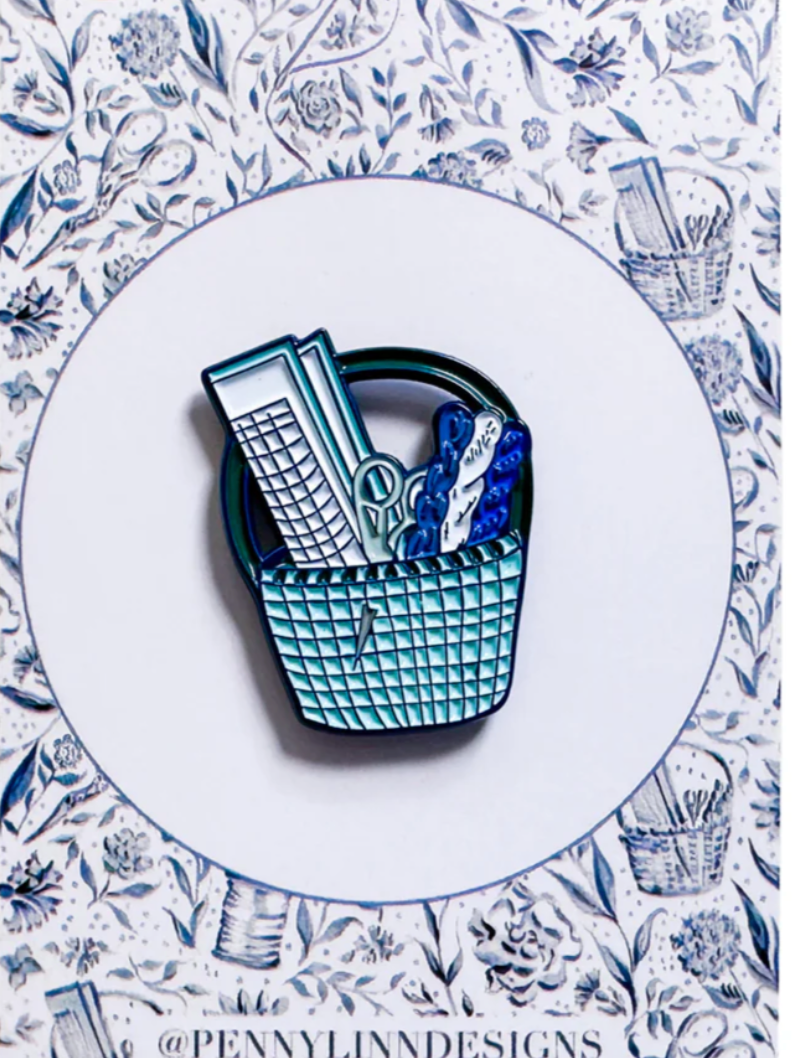 penny linn Needlepoint Basket Needleminder