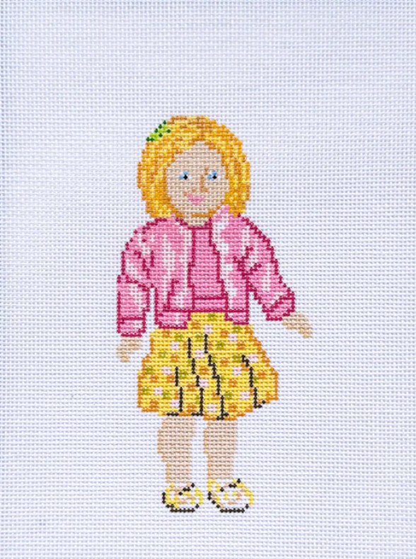pop needle arts Kit American Girl Doll needlepoint canvas