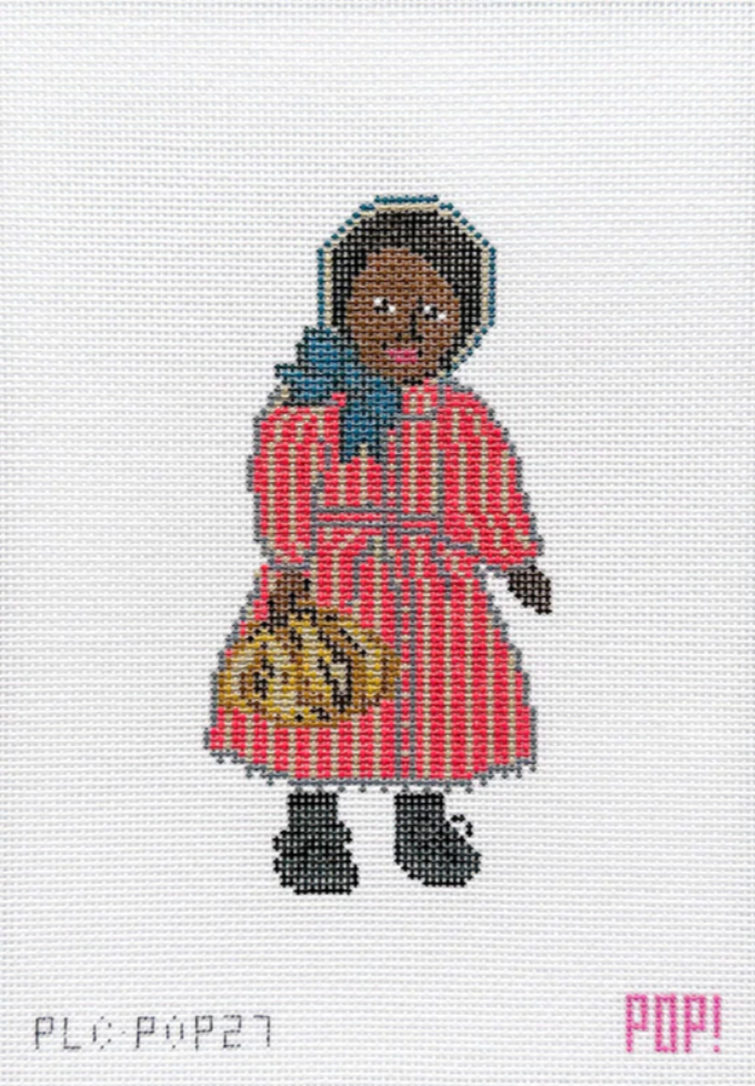 pop needlearts Addy American Girl Doll needlepoint canvas