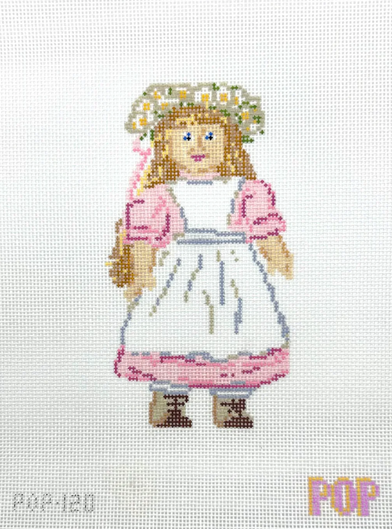 pop needlearts Kirsten Birthday american girls Doll needlepoint canvas