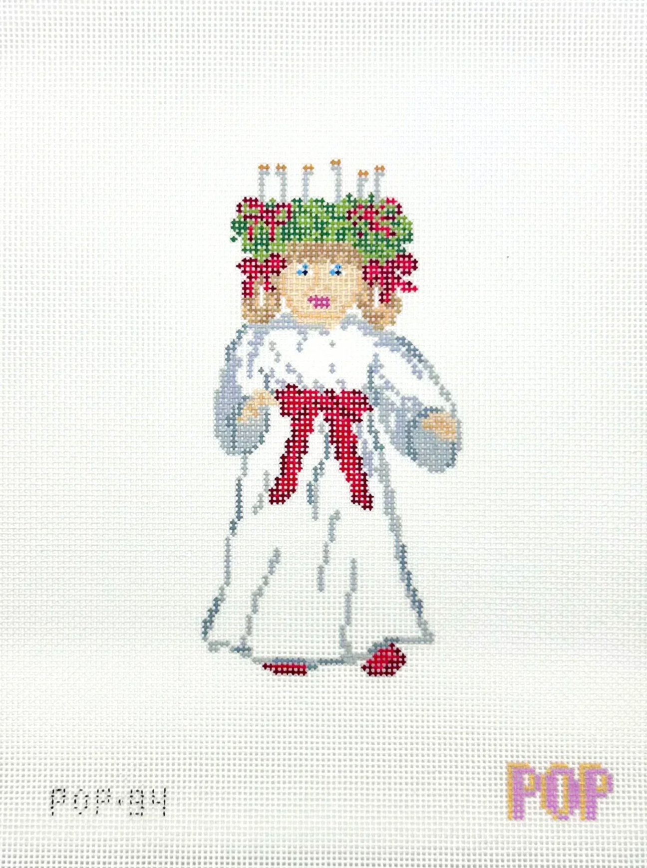 Kirsten American Girls Doll Christmas needlepoint canvas