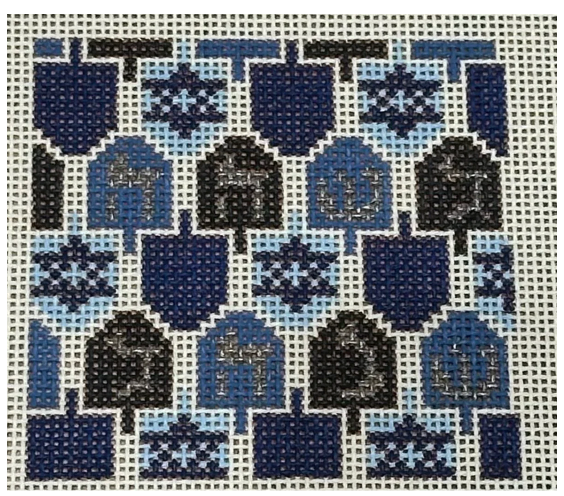 rachel barri Dreidels needlepoint canvas