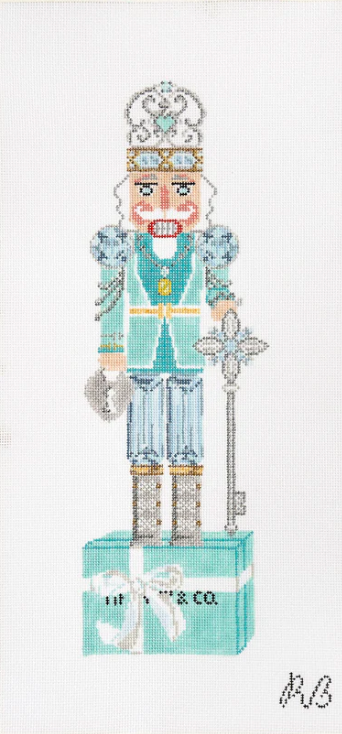 rachel barri Duke of Diamonds Cracker Tiffany Nutcracker needlepoint canvas