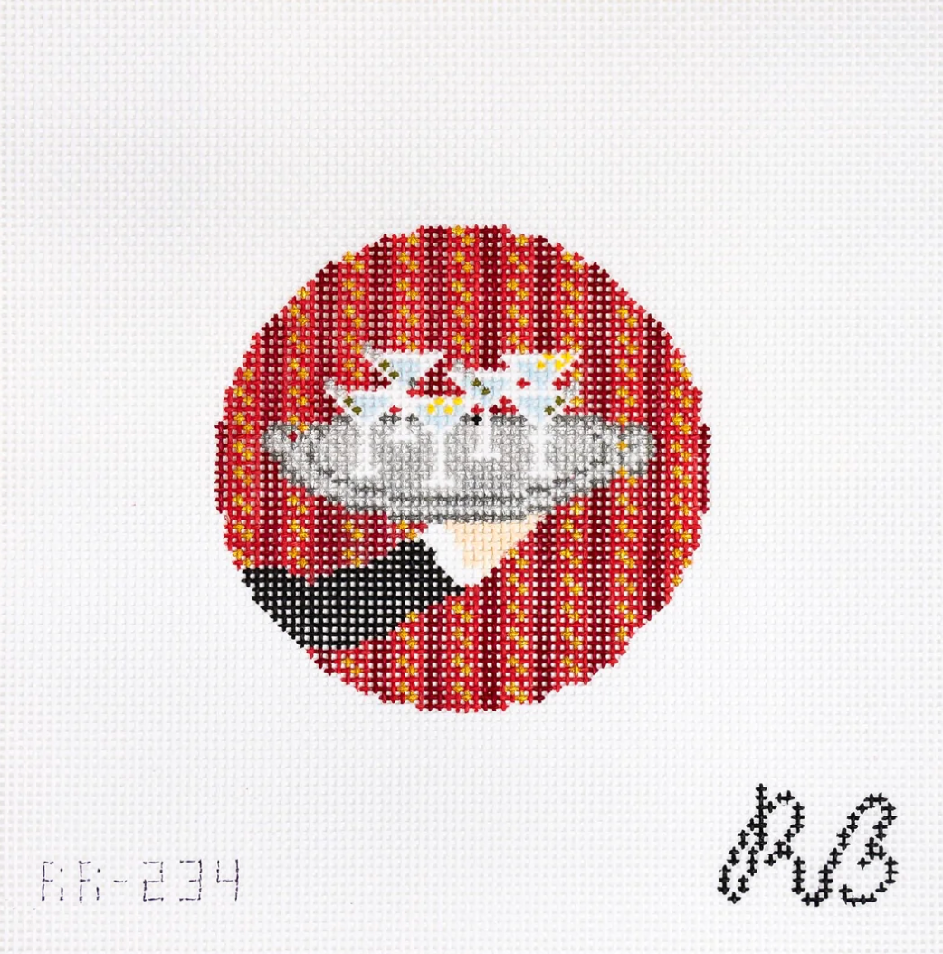 rachel barri Martini Butler Tray needlepoint canvas
