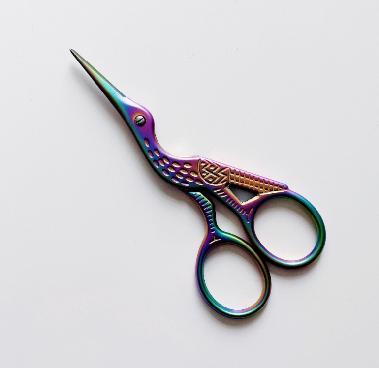 saturnalia Iridescent Stork Scissors
