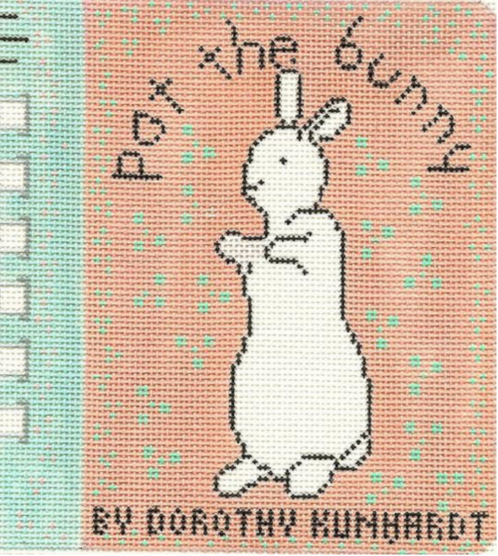 silver needle pat the bunny needlepoint canvas