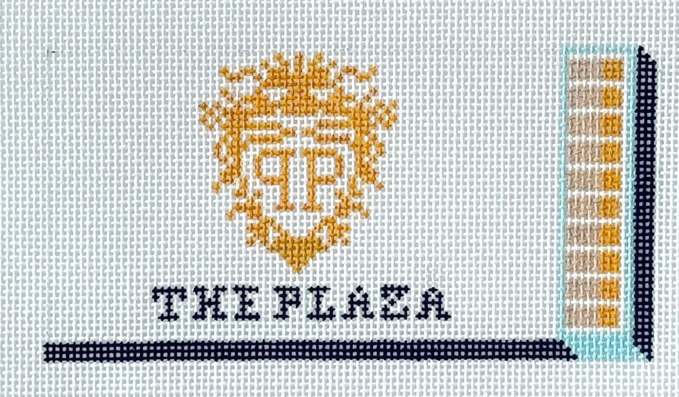 spruce st the plaza matchbook needlepoint canvas
