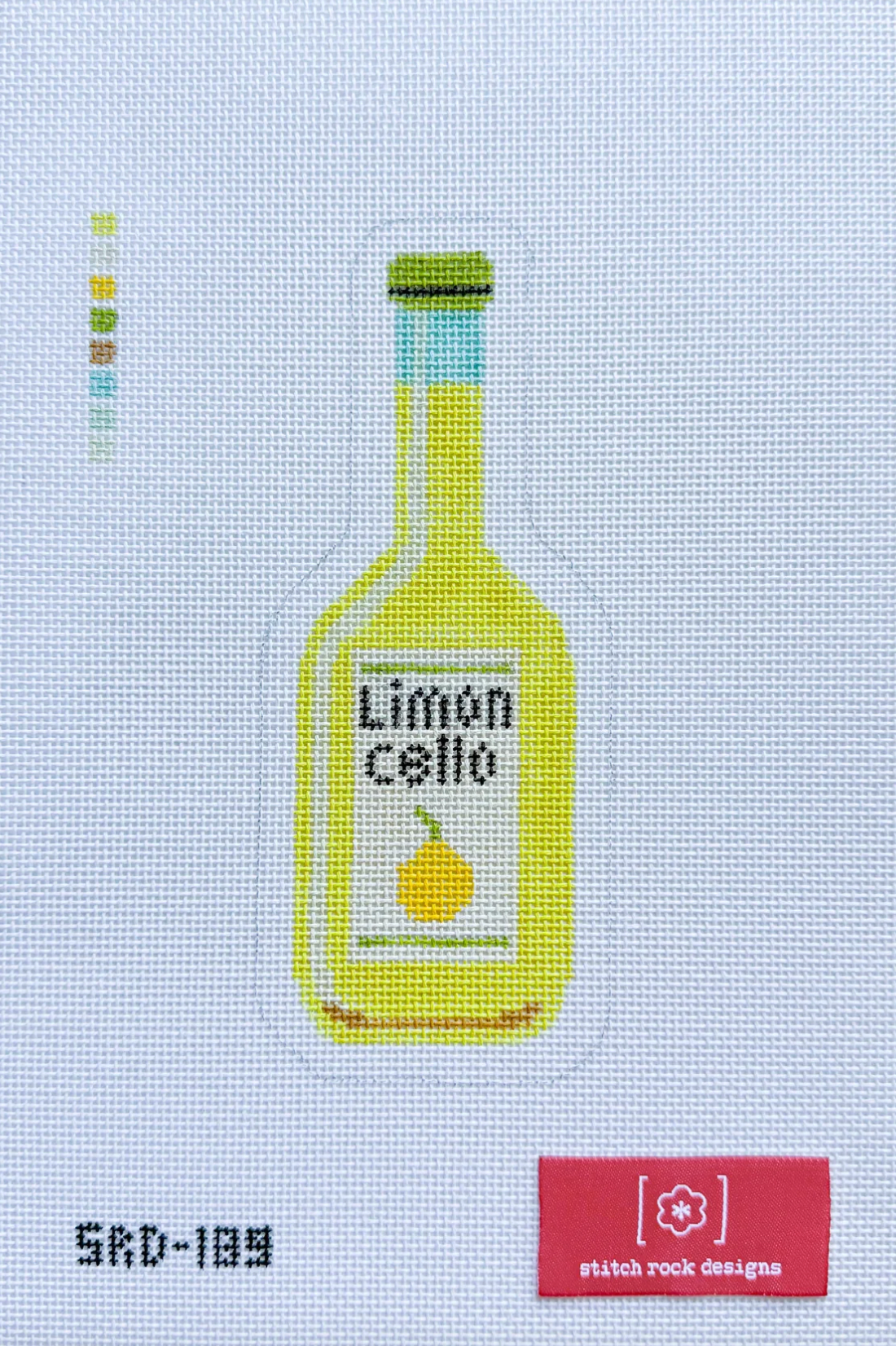 stitch rock Limoncello needlepoint canvas