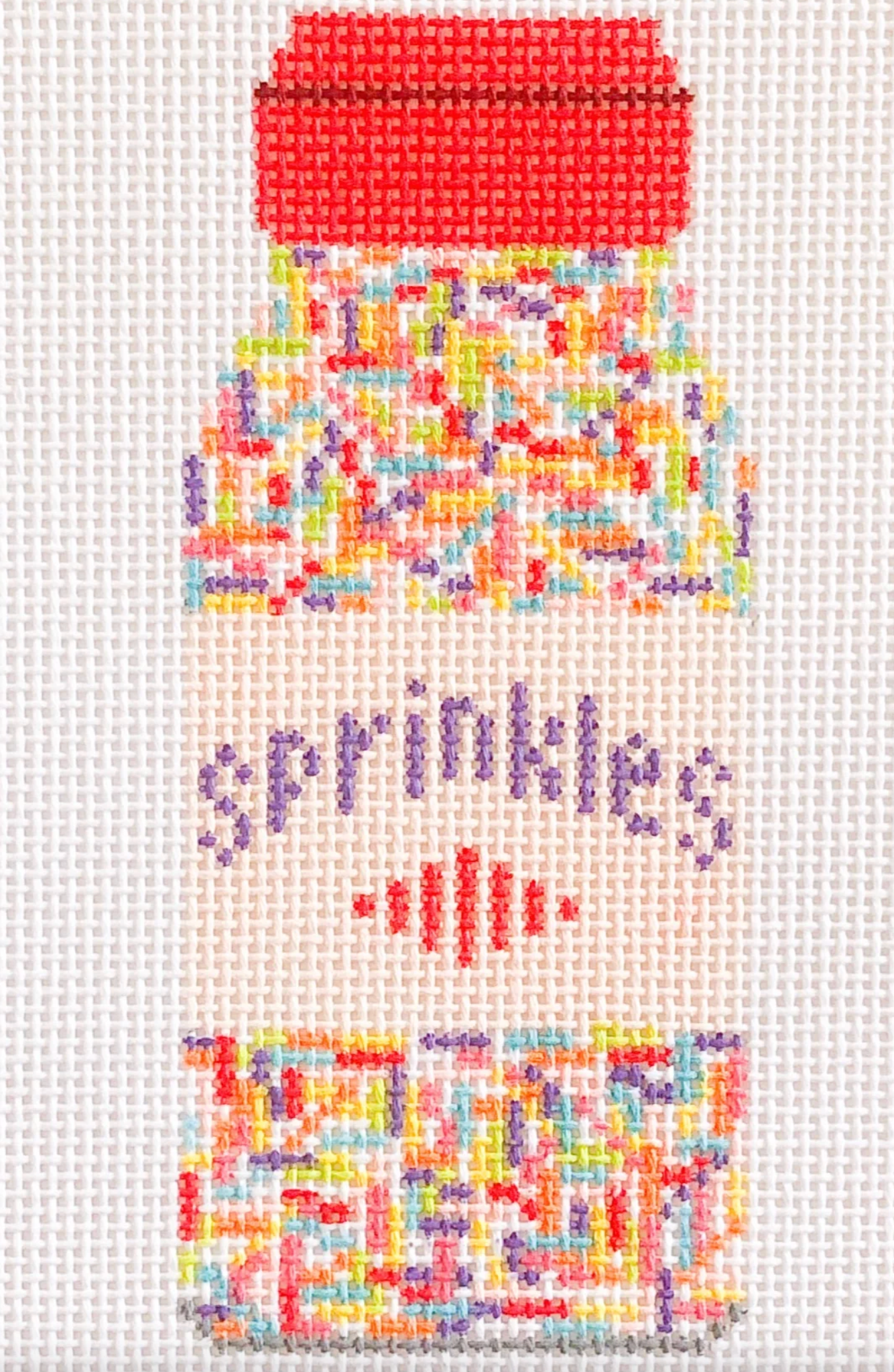 stitch rock Sprinkles needlepoint canvas
