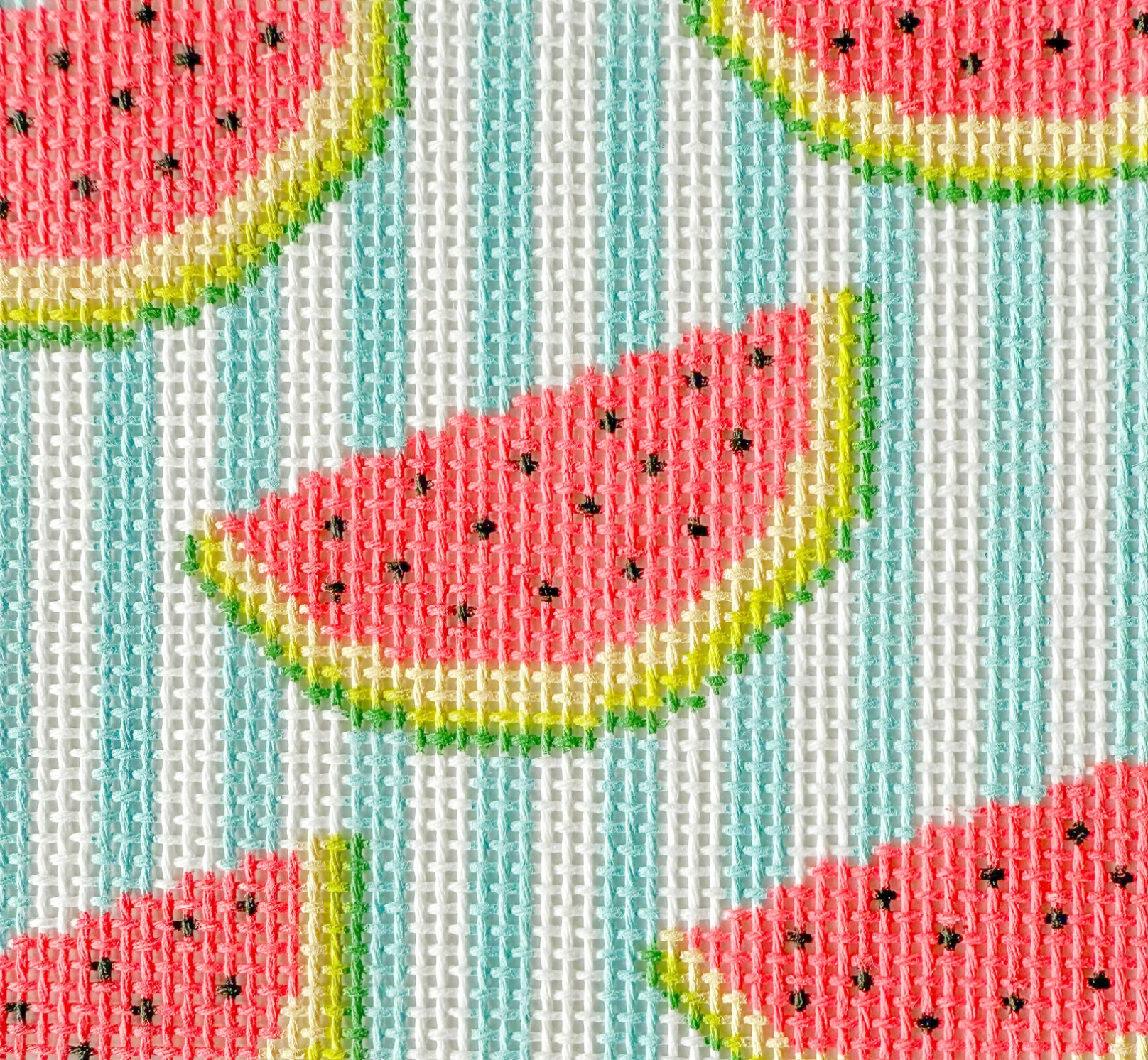 stitch rock Watermelons Square needlepoint canvas