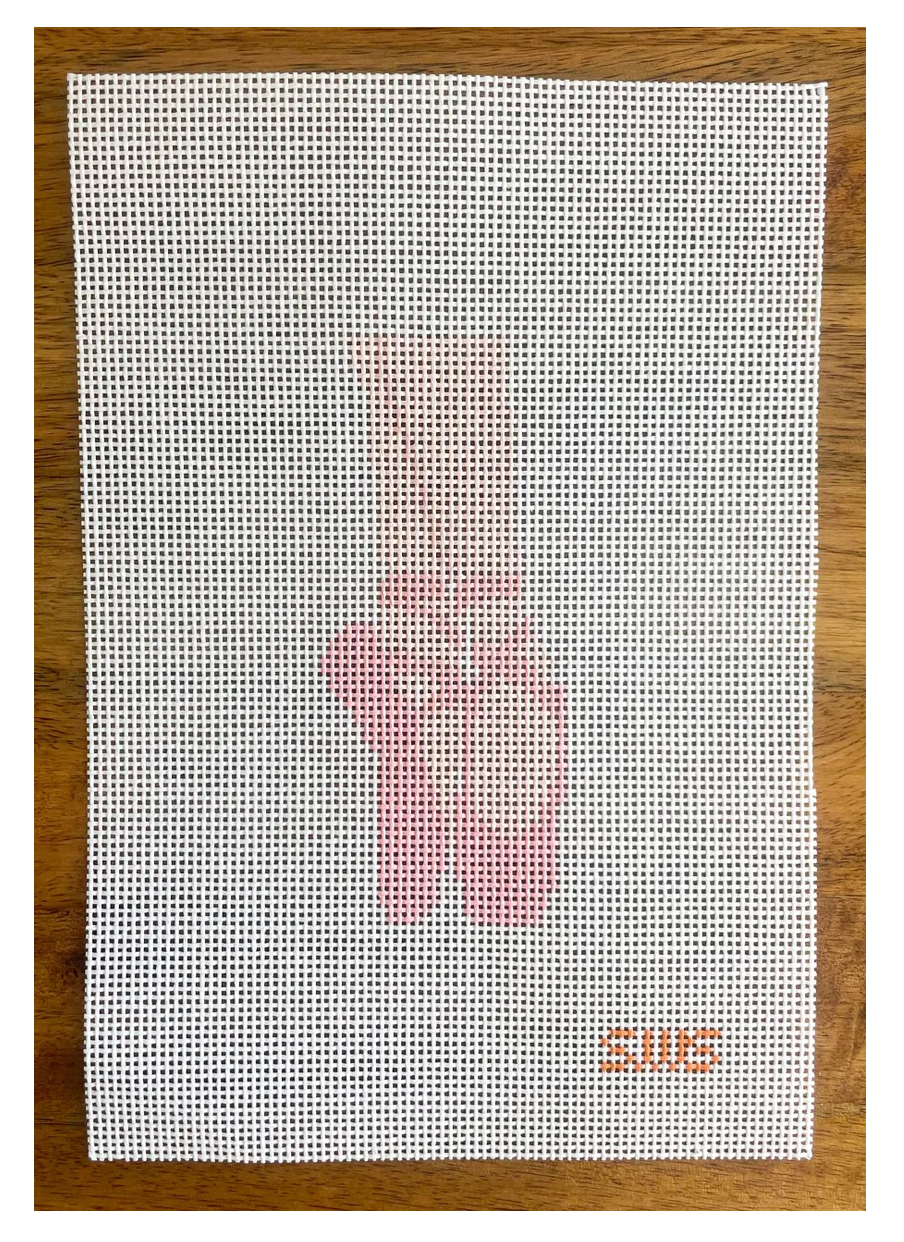 stitching with stacey En Pointe Ballet Slippers needlepoint canvas