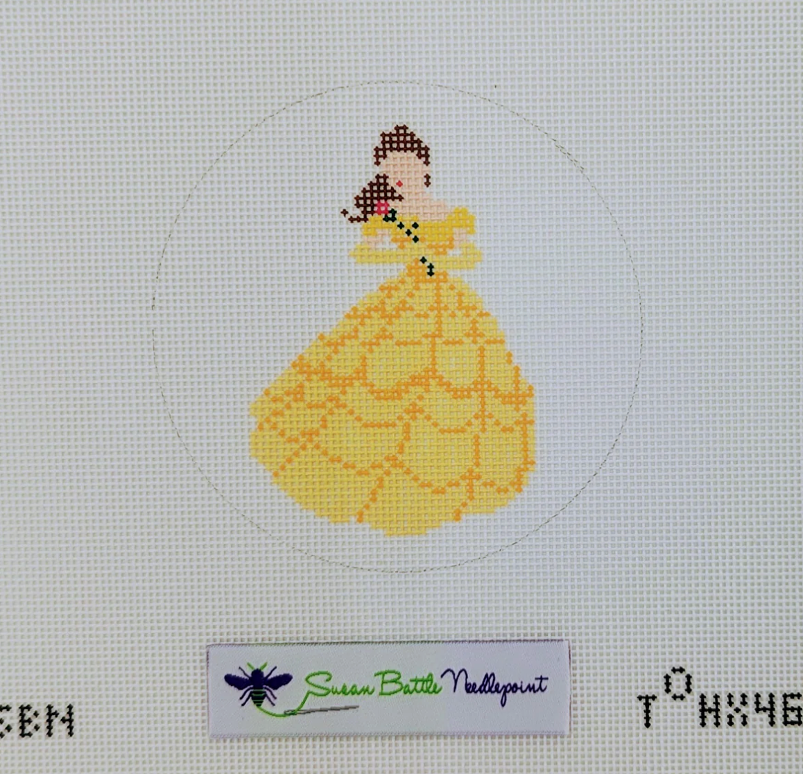 susan battle Belle Princess Series needlepoint canvas