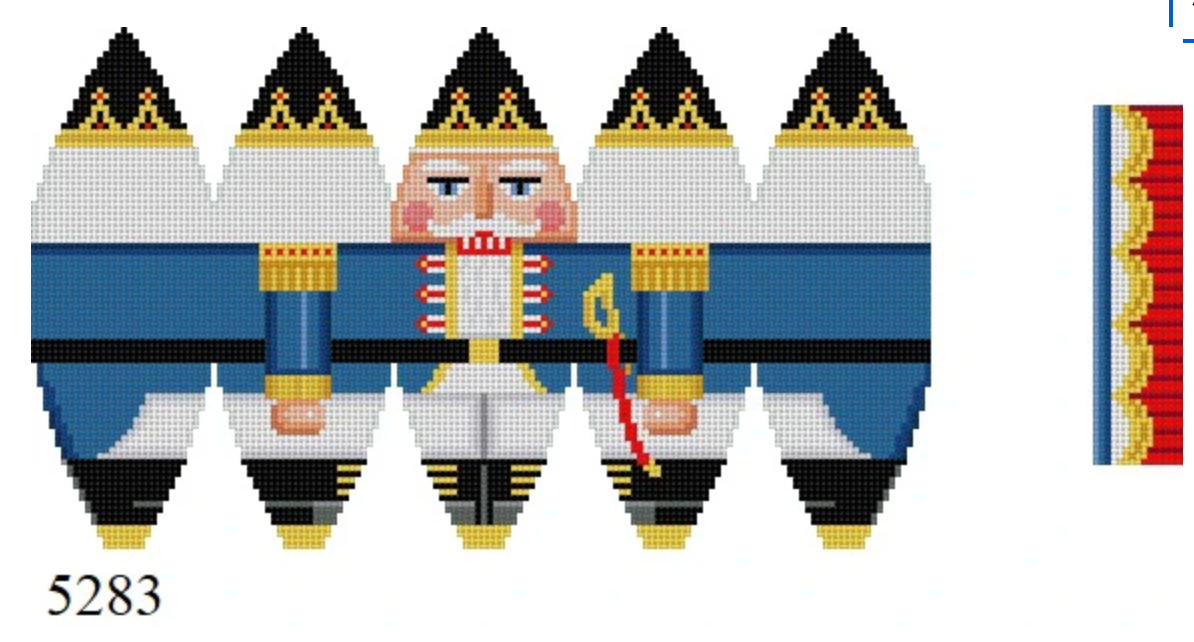 susan roberts Full Nutcracker Hot Air Balloon needlepoint canvas