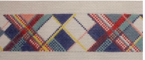voila madras belt needlepoint canvas