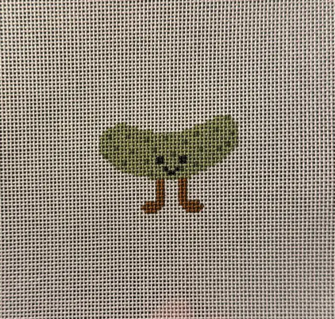 whats the stitch Mini Pickle needlepoint canvas