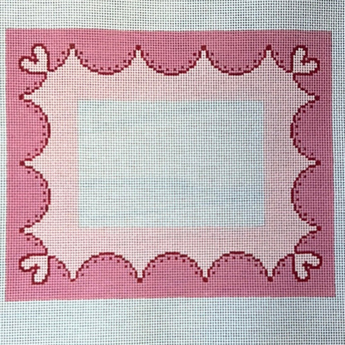 Pink Scallop Frame