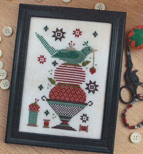 Threads of Time Sewing Bird Kit by Stitches by Ethel – Rita's needlepoint