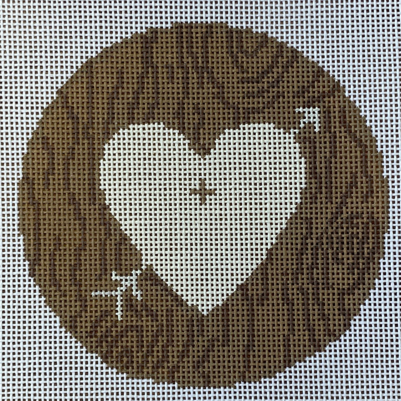 Tree Initials Round
