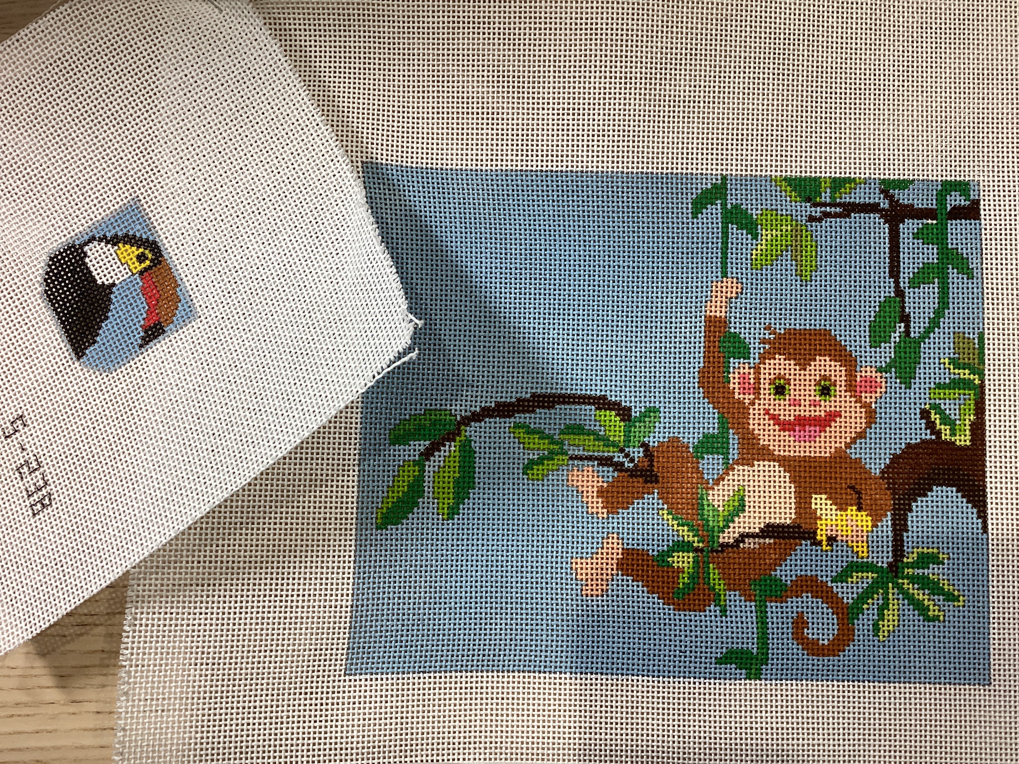 Monkey in Tree Tooth Fairy Pillow