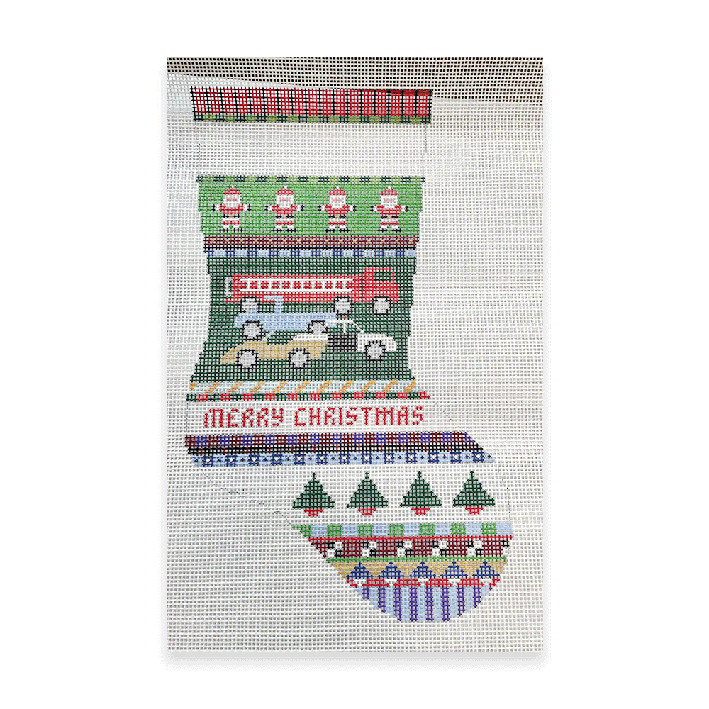 Bold Stripe Vehicles 14 Inch Stocking