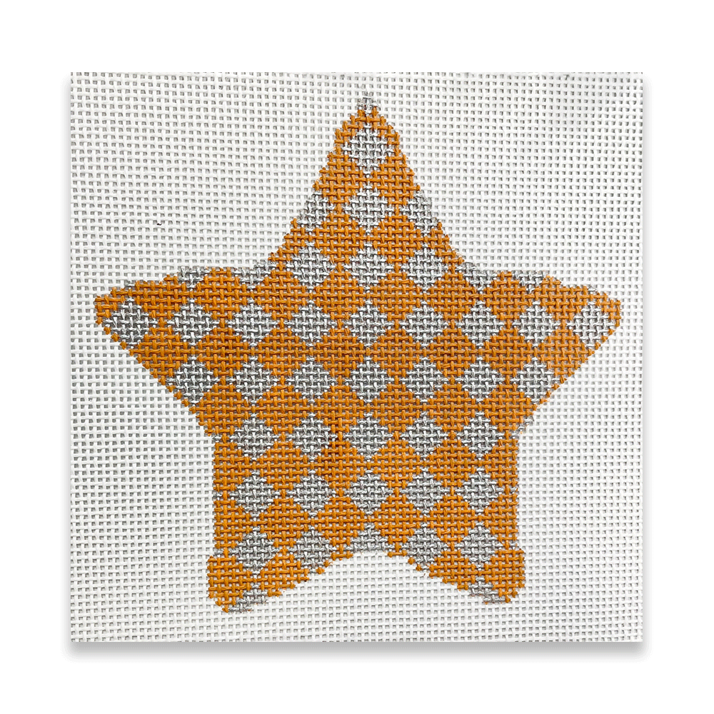 Burlap Diamonds Star