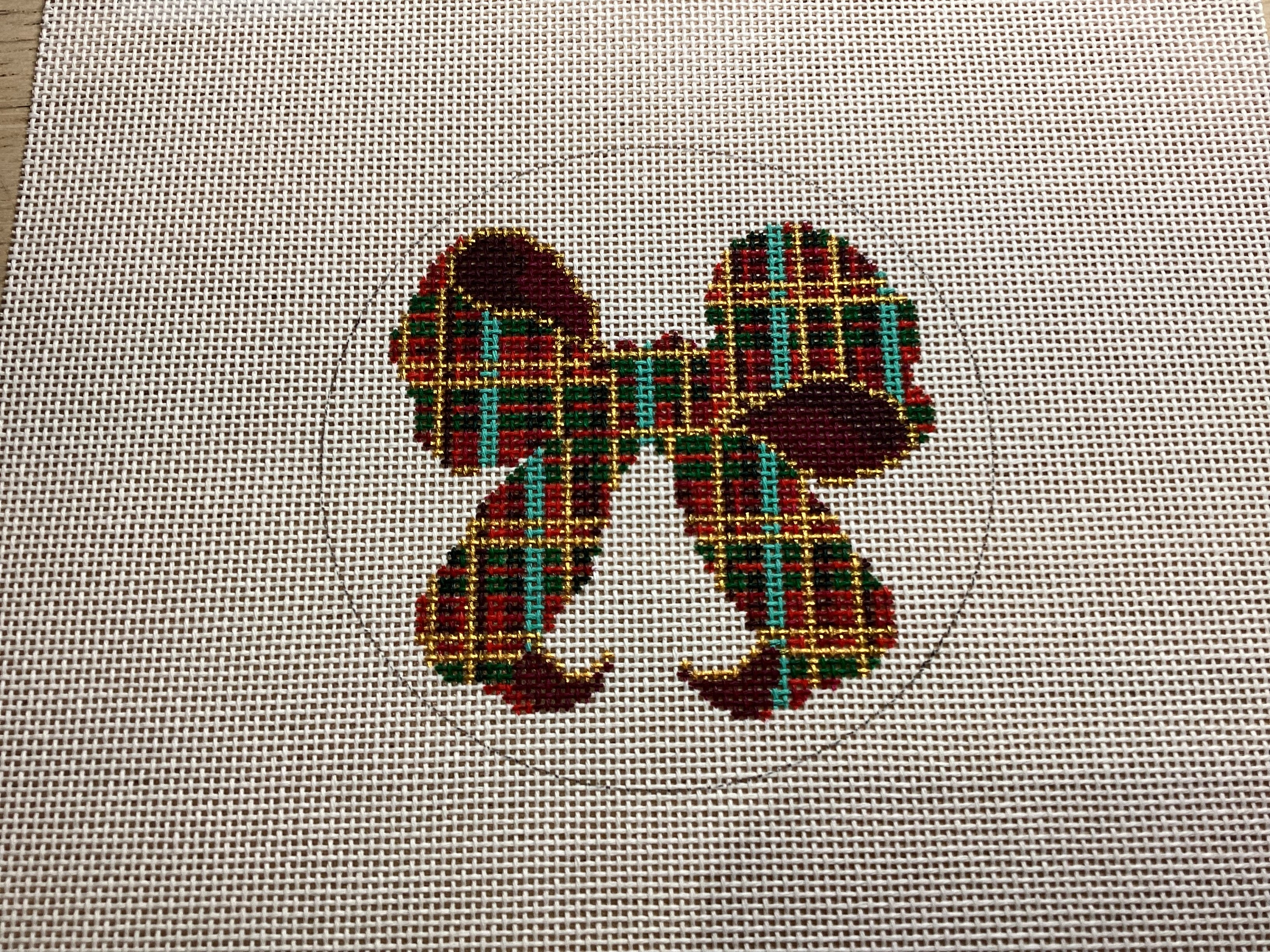 Mini Bow Plaid