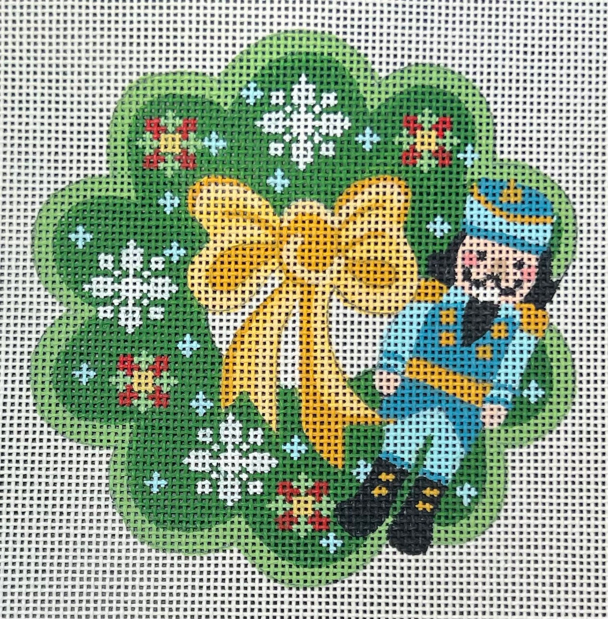 Cheryl Huckaby: Wreath Ornament - Nutcracker