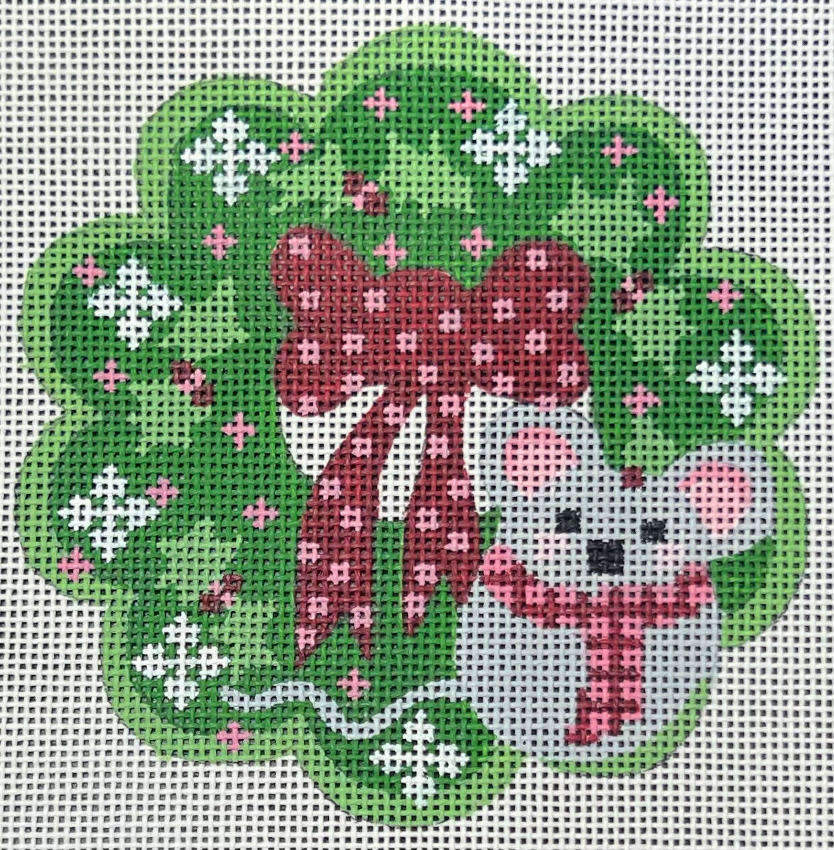 Cheryl Huckaby: Wreath Ornament - Mouse