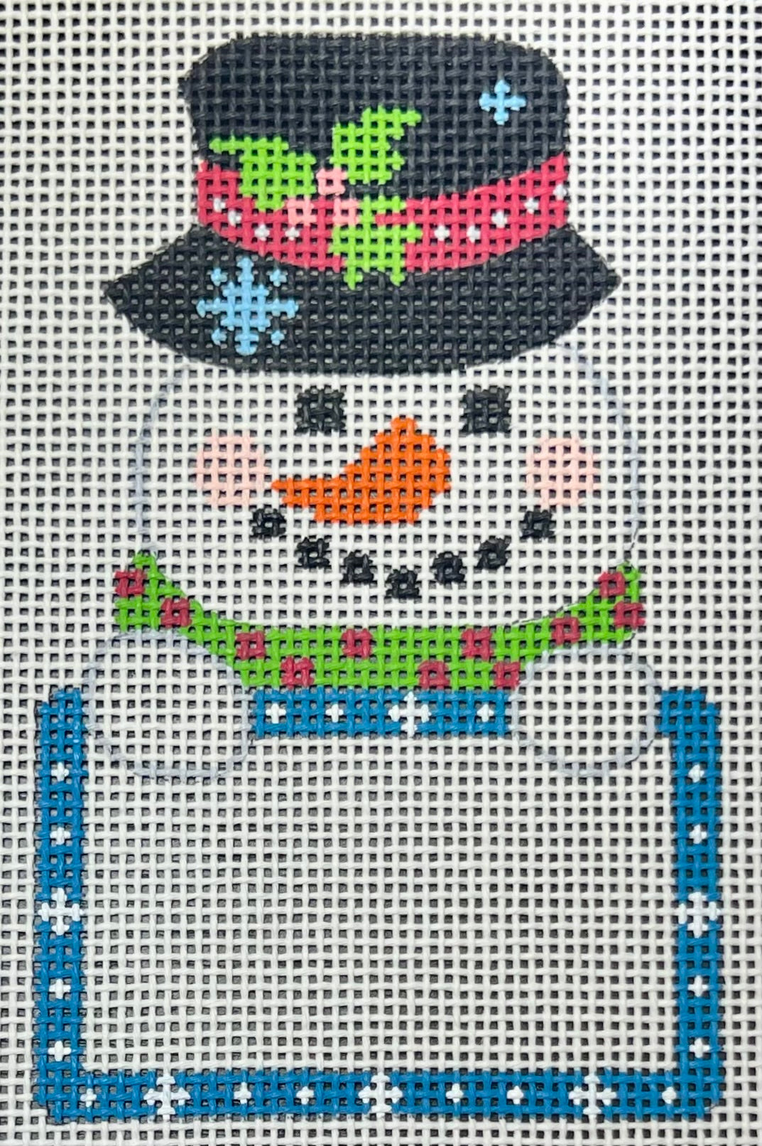 Cheryl Huckaby: Snowman Tag - Blank