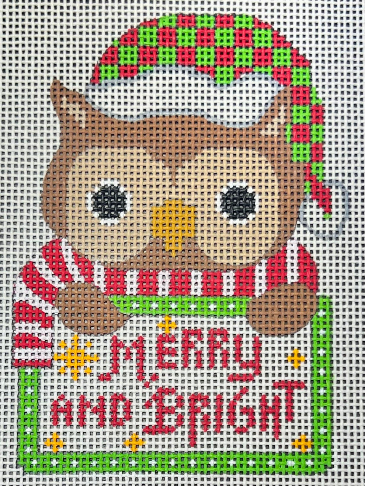 Cheryl Huckaby: Owl Tag - Merry and Bright
