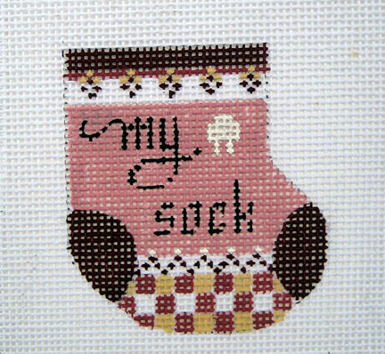 Designs by Dee: Tooth Wee Sock (Pink)