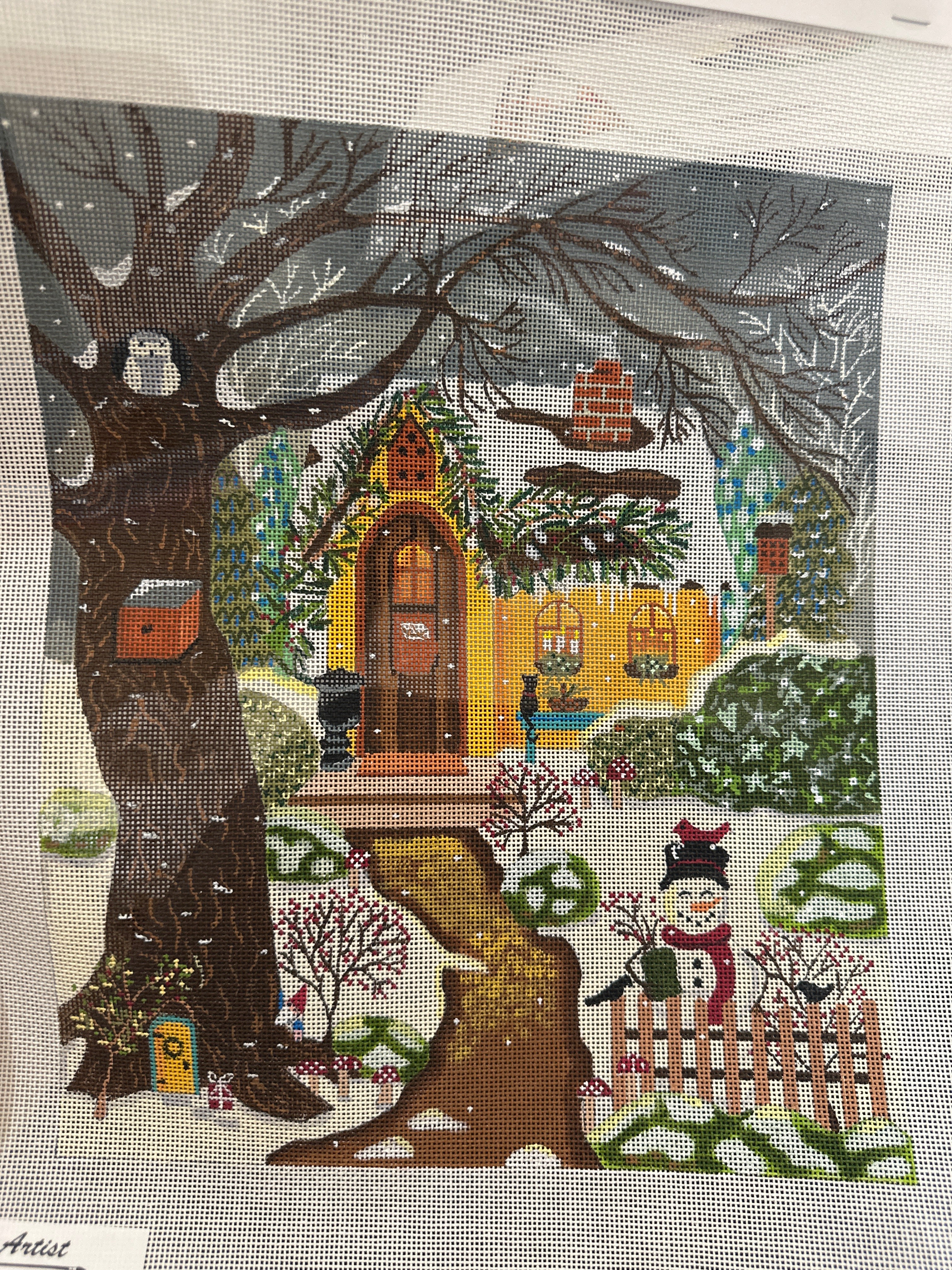 NEW MODEL 2026: Christmas Landscape: Winterberry Cottage