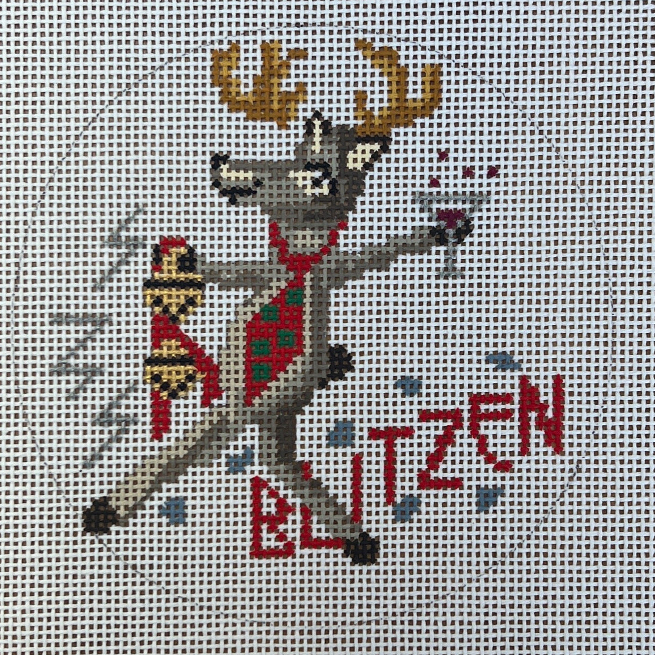 Reindeer Series-Blitzen Ornament