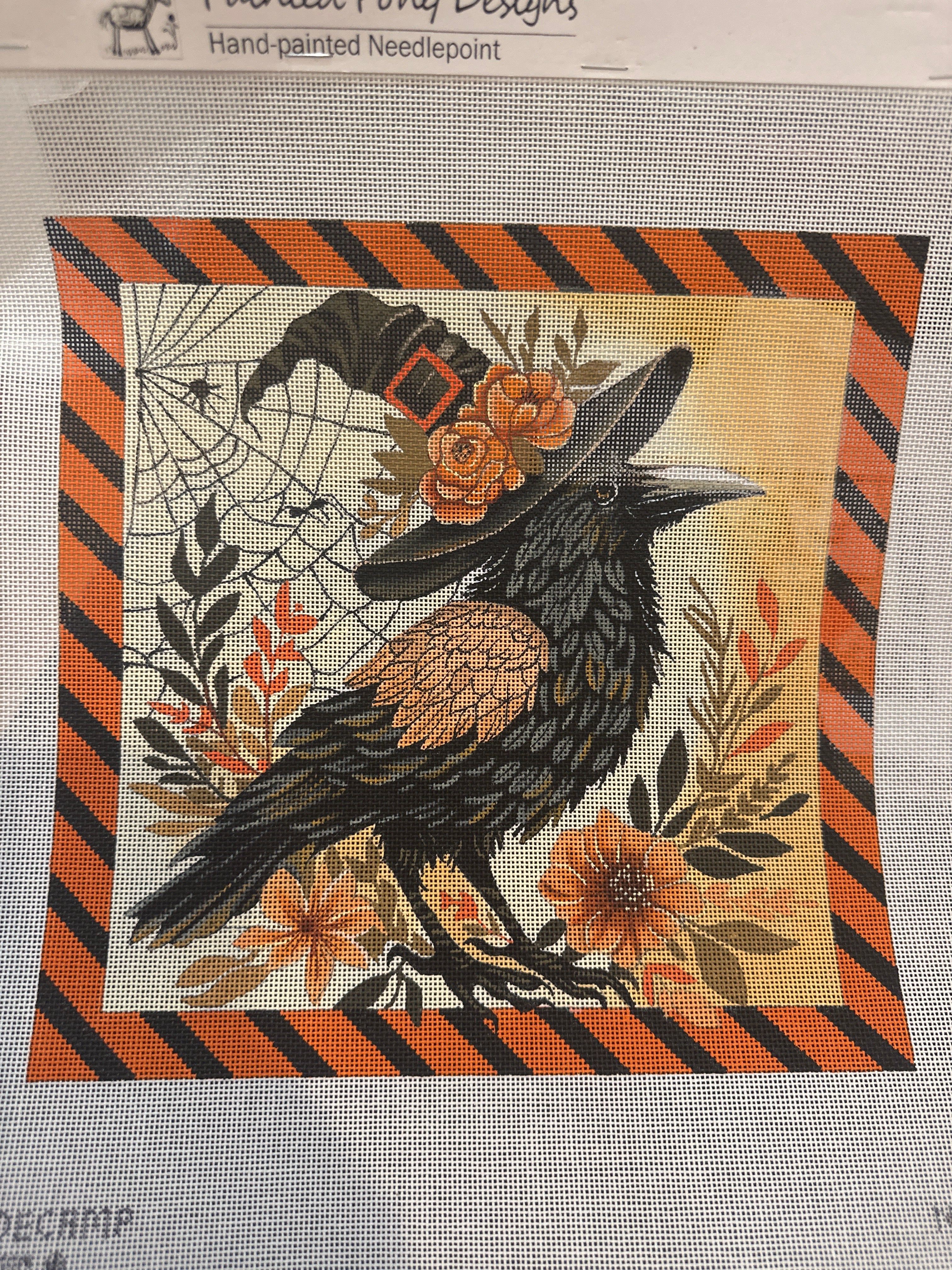 NEW 2025: Halloween: Standing Crow in Hat