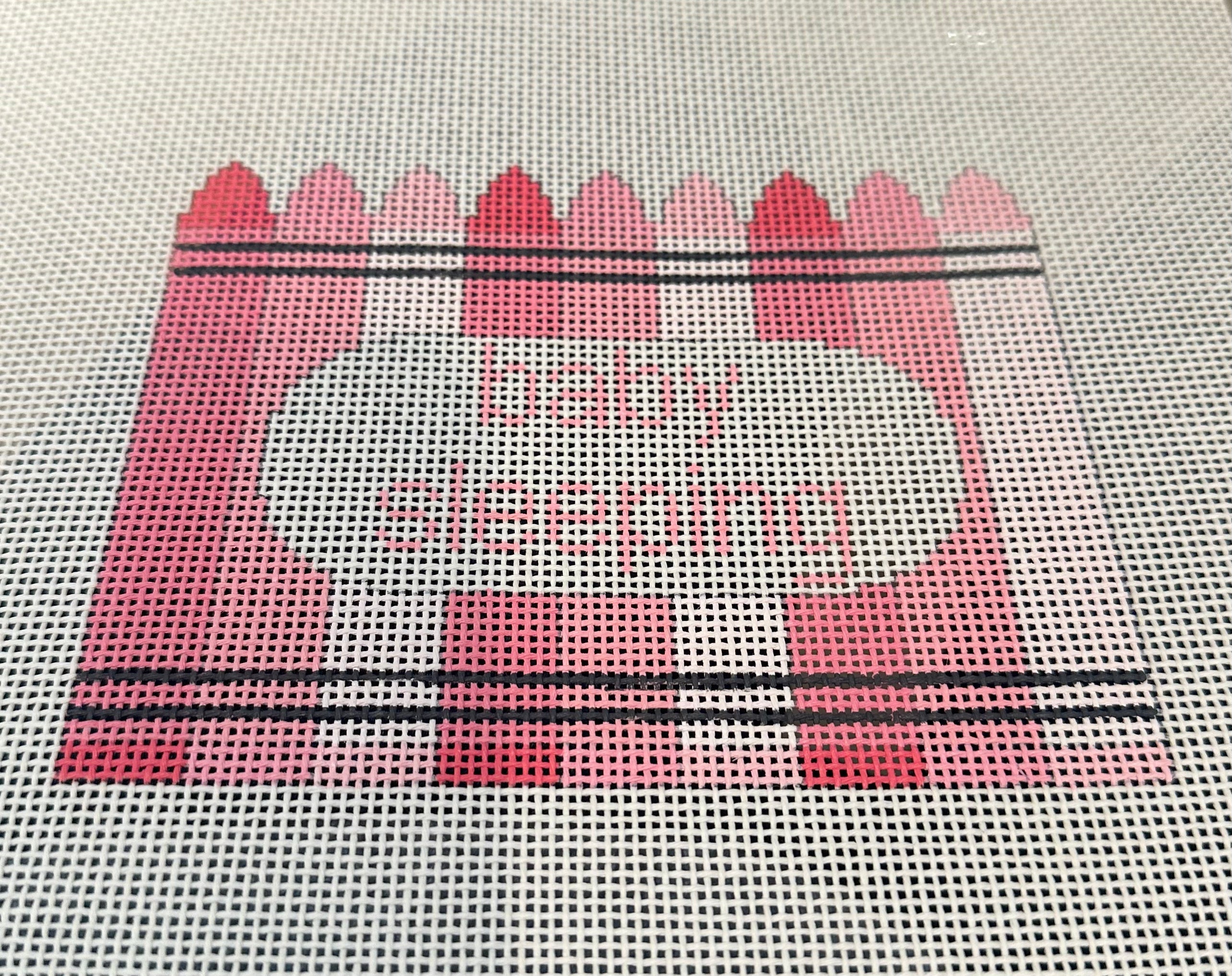 Pink Crayons Baby Sleeping Sign