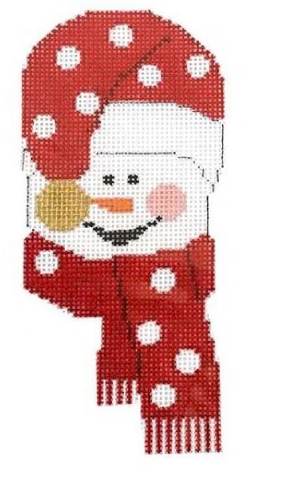Red Scarf Snow Girl