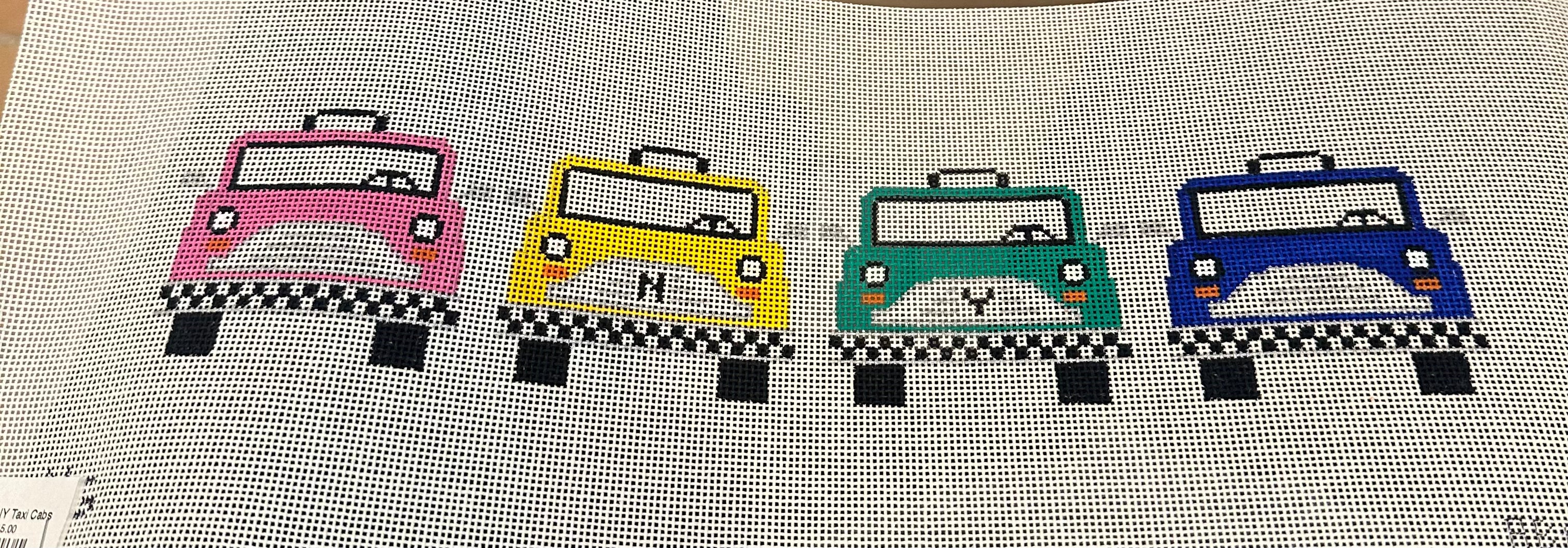 Colorful NY Taxi Cabs