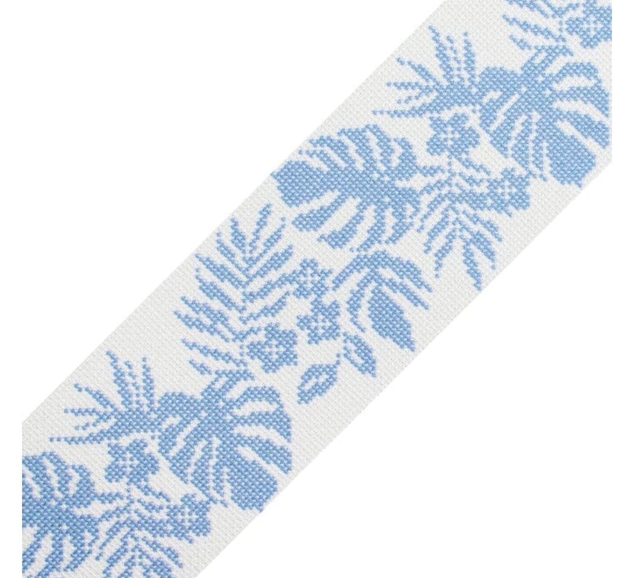 NTG KB276 - Hibiscus Band - White on Blue
