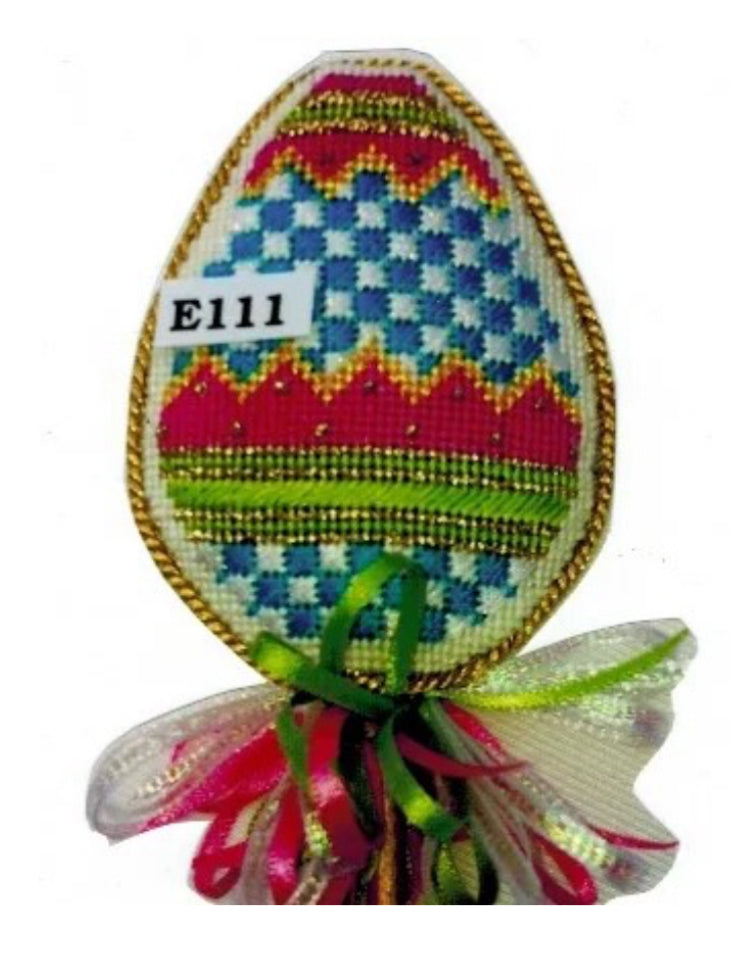Checkerboard Egg