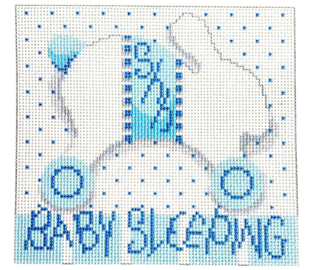 NTG TS564 - Baby Sleeping Bunny/Wheels Blue
