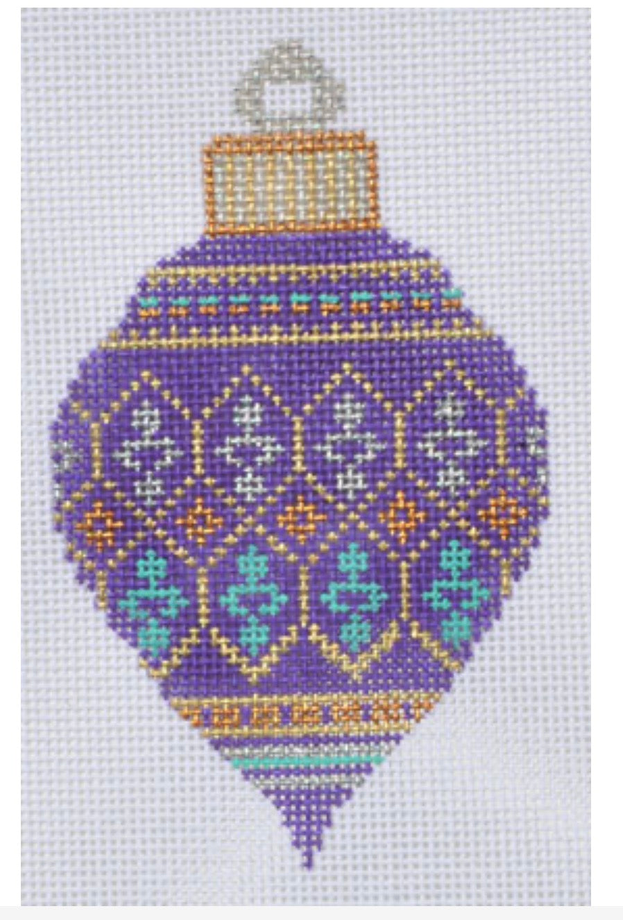 Tanya Mertel: (Purple Snowflake Bulb)
