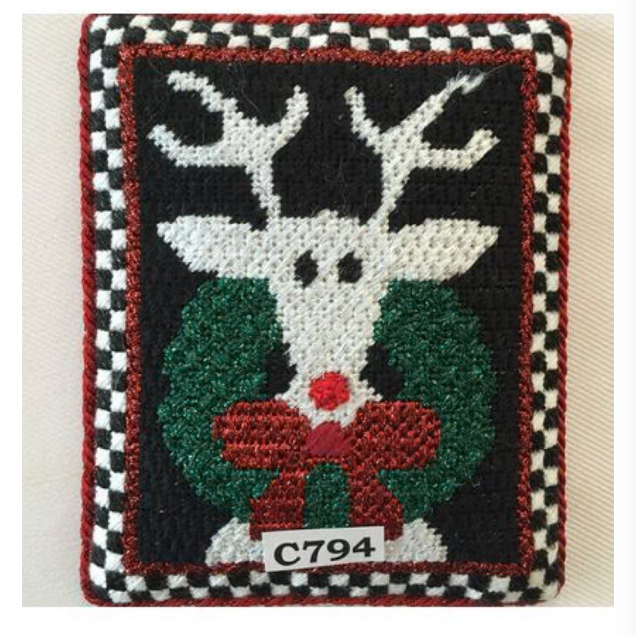 Reindeer in a Wreath