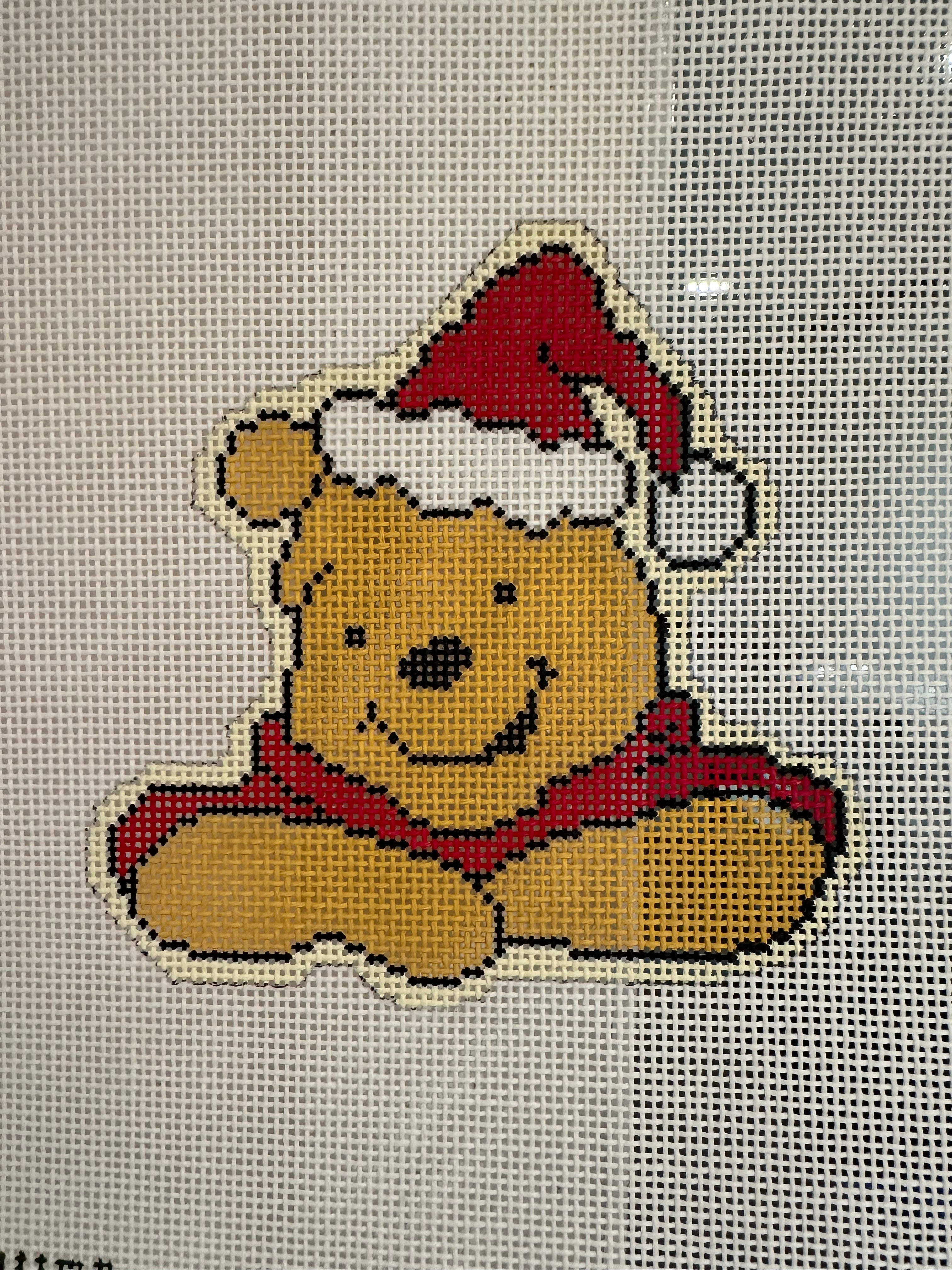 Pooh In Santa Hat