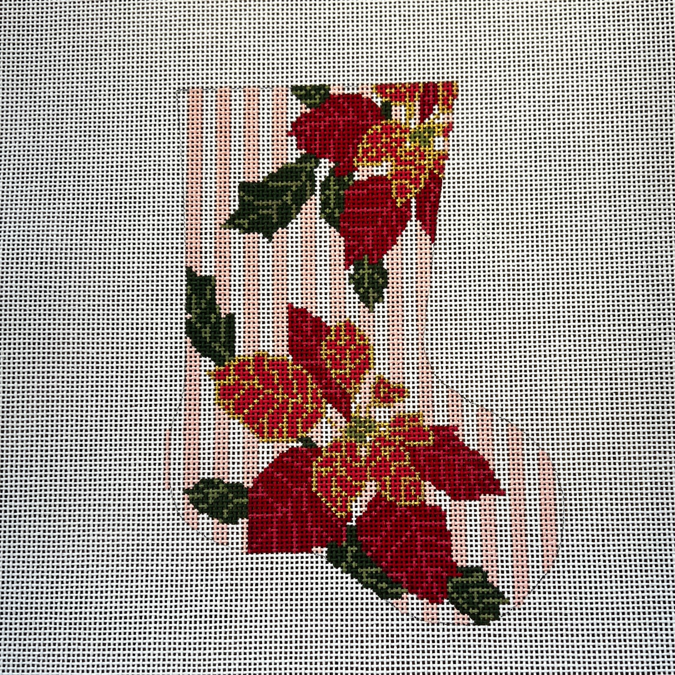 Poinsetta Mini Stocking