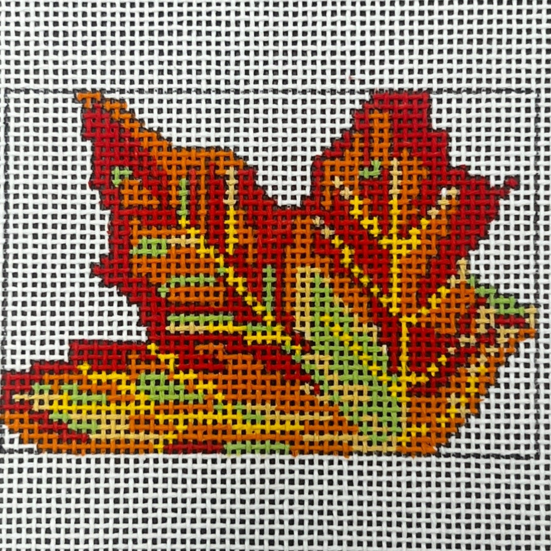 Fall Leaf Luggage Tag