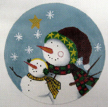 Laurie Korsgaden: Snowman with Star