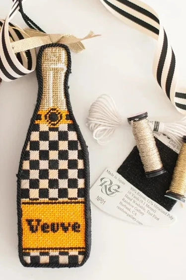 Champagne Bottle - Mackenzie Check