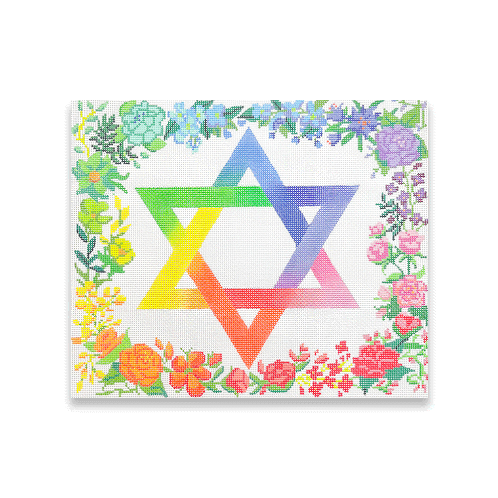 Rainbow Floral Tallis Bag