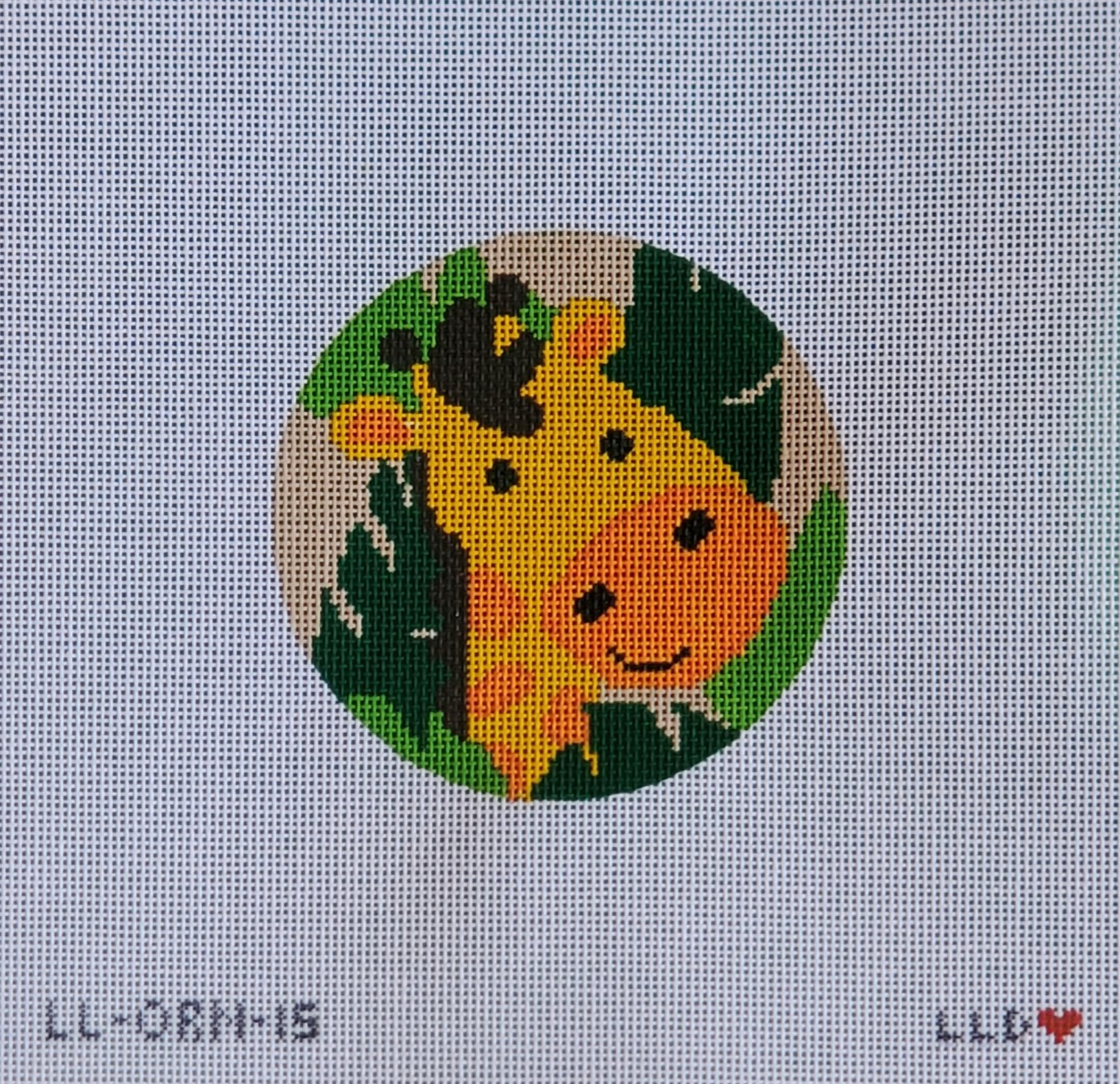 Giraffe Ornament Round