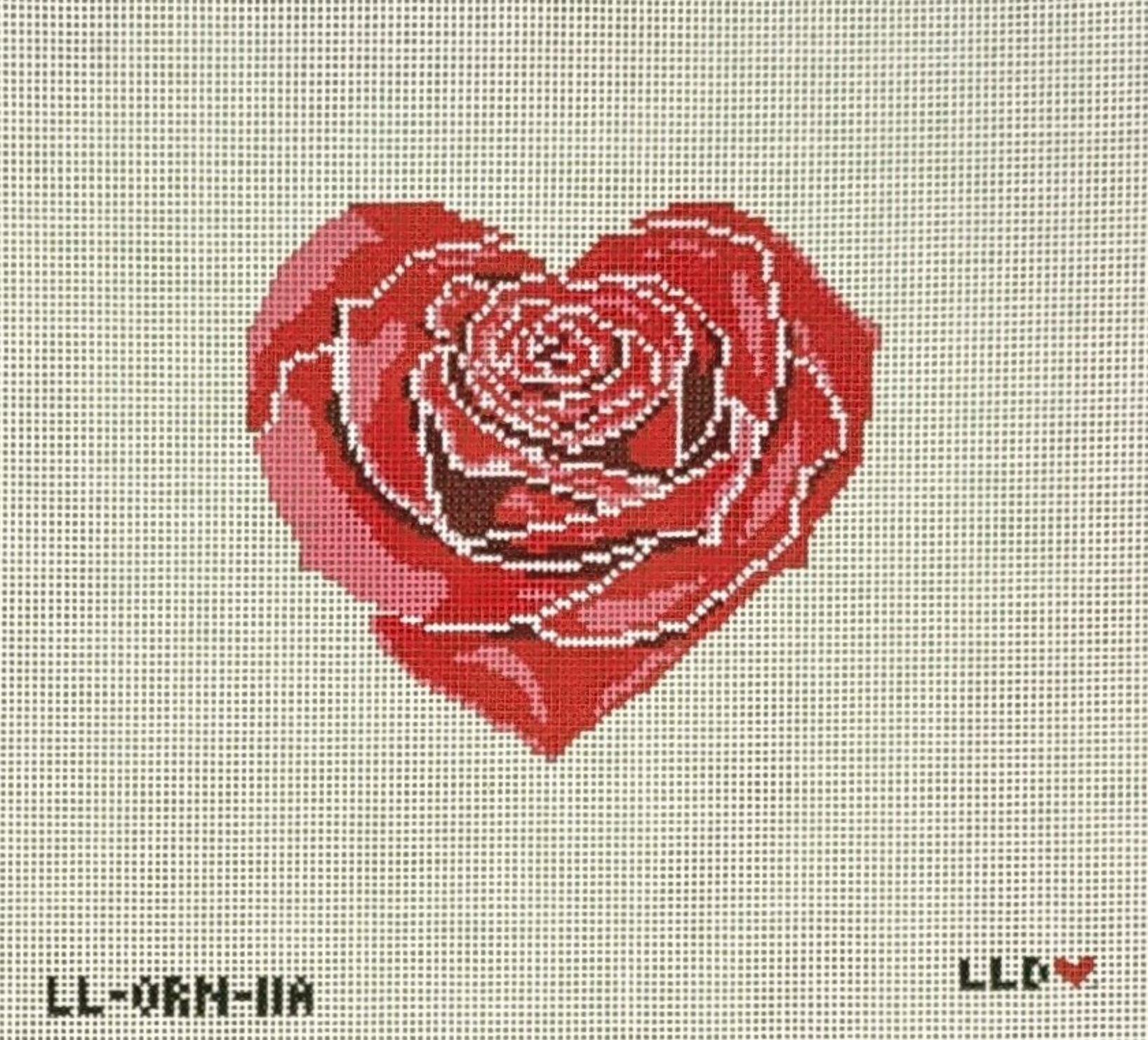 Rose Heart small-red